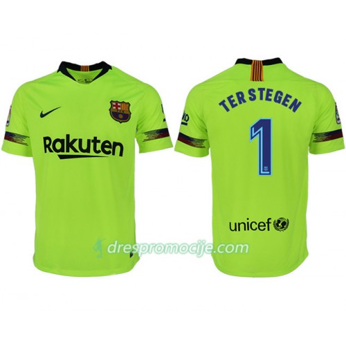 FC Barcelona Dres TER STEGEN 1 Gostujući 2018/19 Kratkih Rukava FC Barcelona Dres TER STEGEN 1 Gostujući 2018/19 Kratkih Rukava